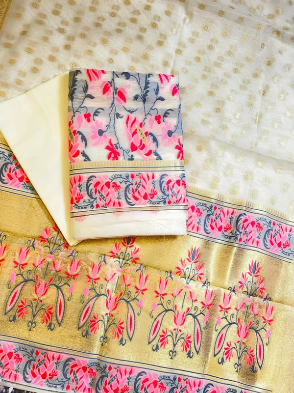 Off-white_Jamdani_Weave_Cotton_Banarasi_3_pcs_Suit_Set_600SKL_JM21