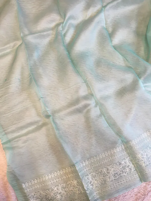 Pure_Handloom_Seagreen_Kora_Organza_Resham_Floral_Mina_Jaal_Embroidered_Mina_Border_Banarasi_Saree_480AJ_ME6
