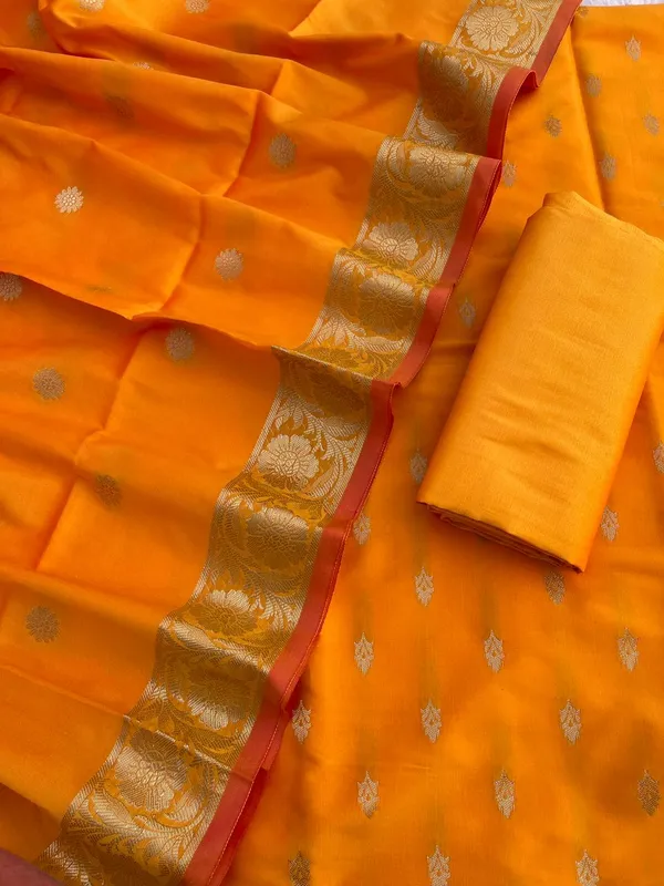 Mustard_Katan_Silk_Zari_Booti_with_Kimkhab_Dupatta_Banarasi_3_pcs_Suit_Set_700SKL_KS36
