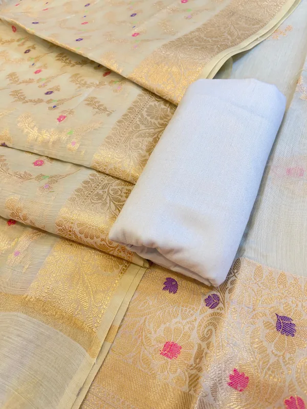 Tussar_Cotton_Resham_Zari_Floral_Jaal_Banarasi_Suit_625SHL_CT5