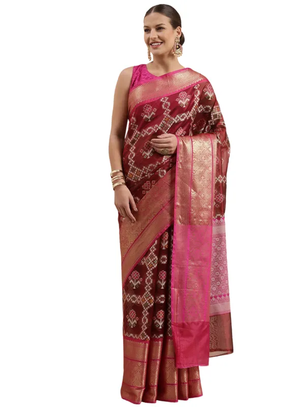 Maroon_Art_Silk_Banarasi_Sarees_For_Women_GEASF_17