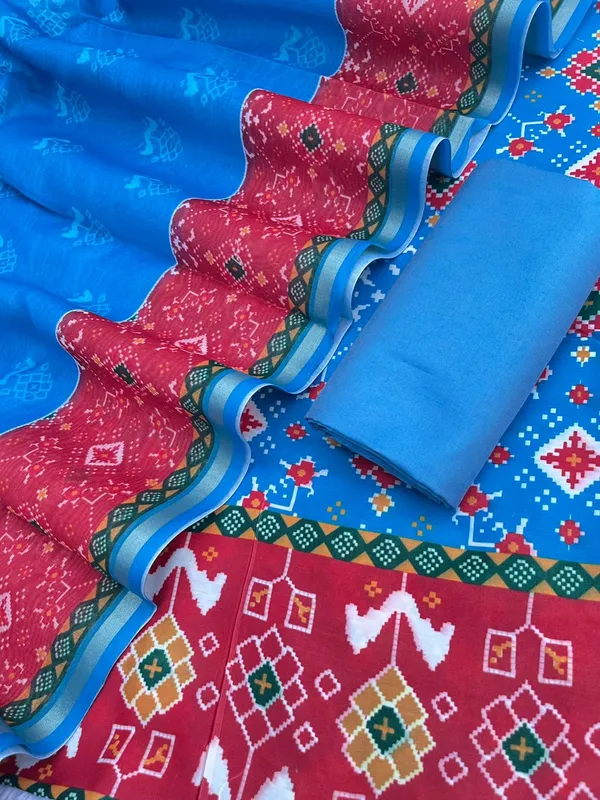 Sky_Blue_Cotton_Patola_Print_Contrast_Maroon_Border_Banarasi_Suit_with_Digital_Printed_Dupatta_850SKL_CP2