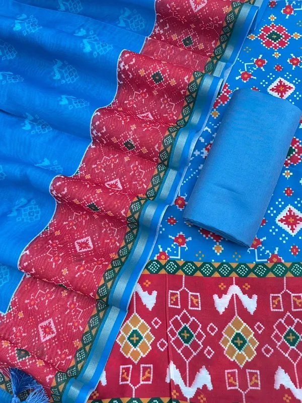 Sky_Blue_Cotton_Patola_Print_Contrast_Maroon_Border_Banarasi_Suit_with_Digital_Printed_Dupatta_850SKL_CP2