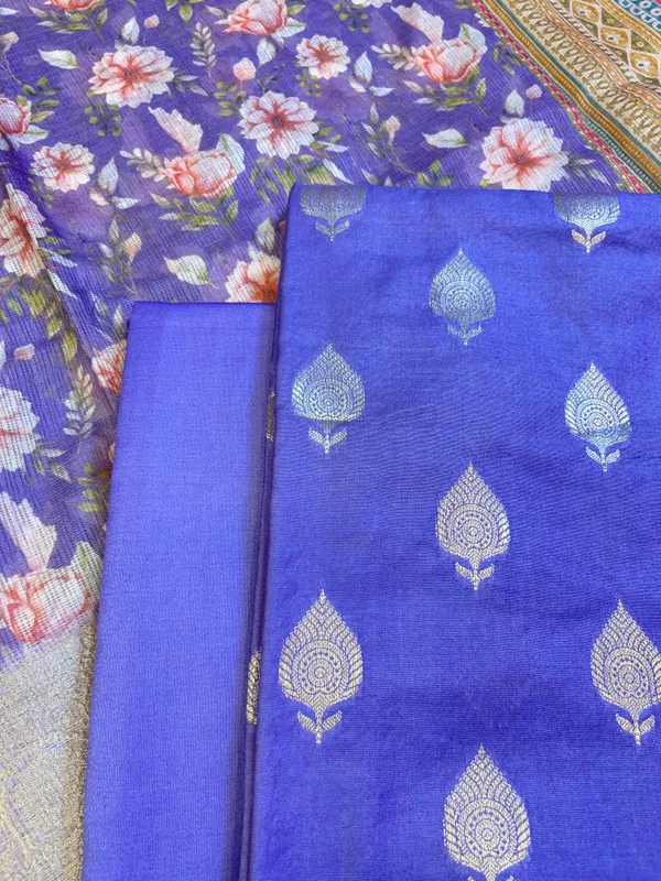 Violet_Blue_Cotton_Silk_Dyable_Floral_Zari_Booti_with_Digital_Print_Kota_Check_Dupatta_Banarasi_3_pcs_Suit_Set_11IM_DCS13