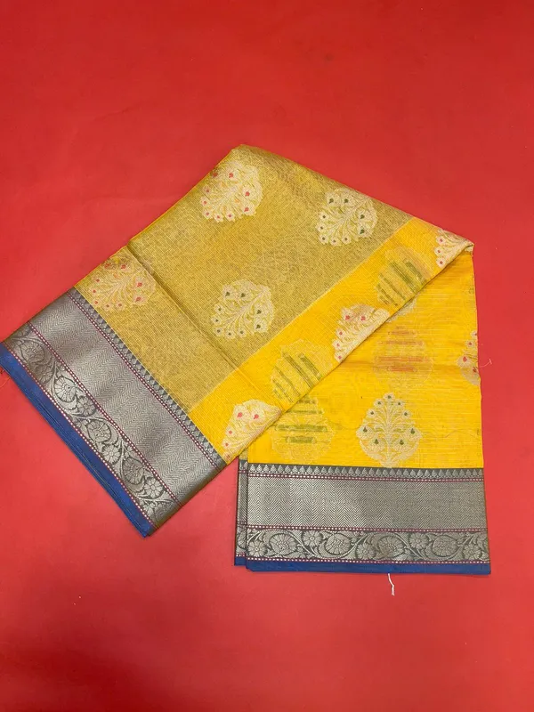 Yellow_Cotton_Blend_Banarasi_Sarees_For_Women_GEHKR_73