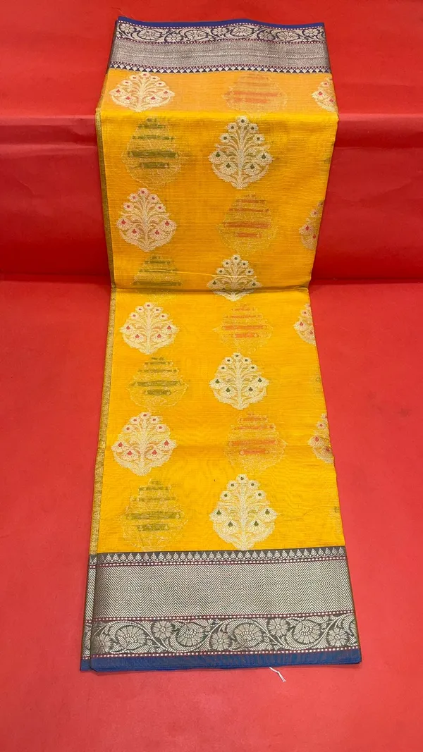 Yellow_Cotton_Blend_Banarasi_Sarees_For_Women_GEHKR_73