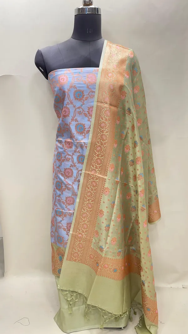 Humairah_Presents_Sky_Blue_Semi_Katan_Silk_Floral_Minakari_Jaal_3_pcs_Suit_Set_with_Contrast_Green_Bottom_and_Minakari_Floral_Booti_Light_Green_Dupatta_ASD_149