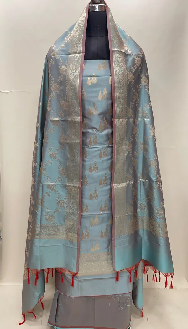 Seagreen_Semi_Katan_Silk_Handloom_Banarasi_3_pcs_Suit_Set_MUB_SK6