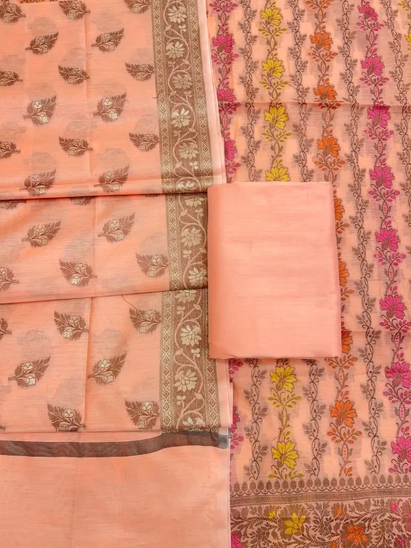 Orange_Cotton_Banarasi_3_pcs_Suit_Set_IM_CS34