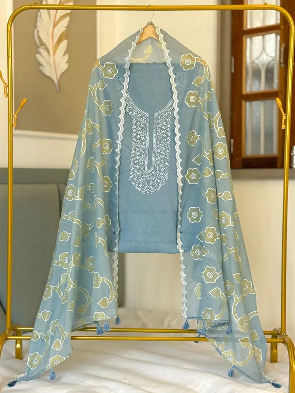 Serene_Blue_Pure_Mercerised_Cotton_Suit_with_Neck_Embroidery_and_Resham_Jaal_Dupatta_1350SKL_MCE3