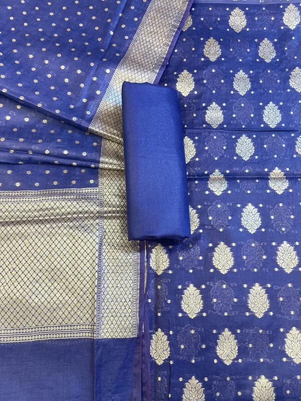 Violet_Blue_Pure_Cotton_Self_Design_Banarasi_3_pcs_Suit_Set_13IM_PCSD12