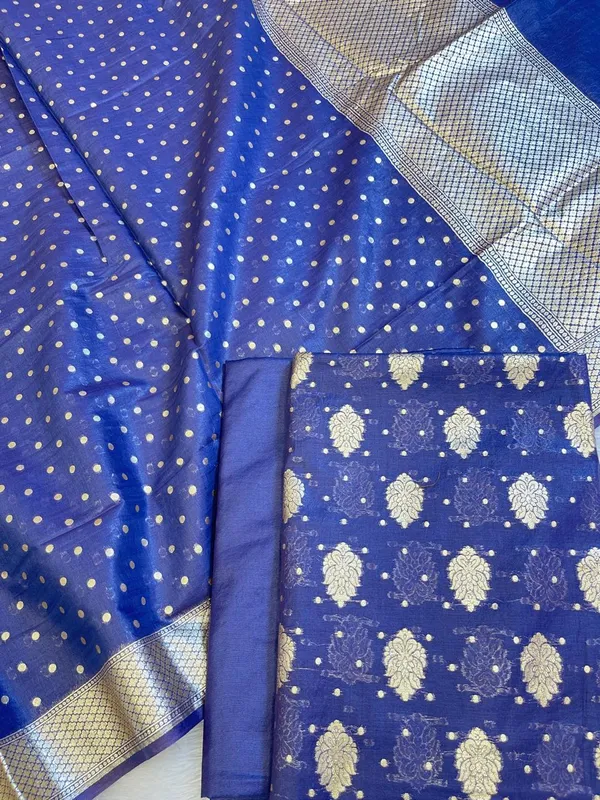 Violet_Blue_Pure_Cotton_Self_Design_Banarasi_3_pcs_Suit_Set_13IM_PCSD12