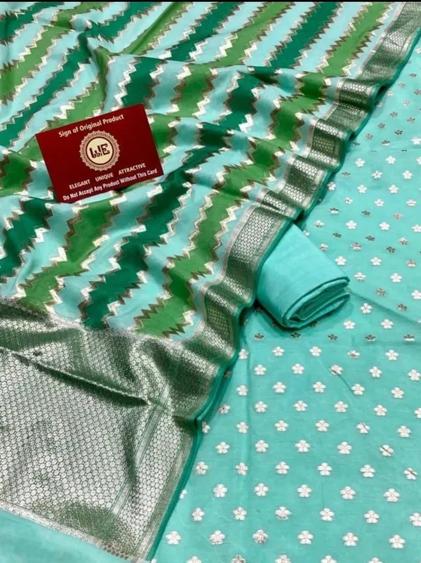 Sea_green_Pure_Mercerise_Lorex_Handbrush_Dupatta_Banarasi_Suit_1300SKL_PM28