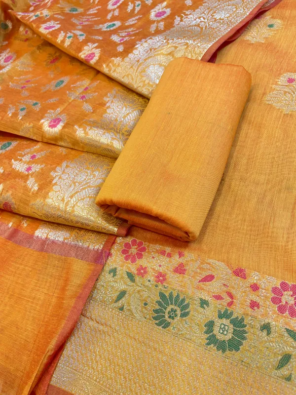 Orange_Cotton_Resham_Minakari_Floral_Zari_Boota_Banarasi_Suit_625SHL_CT15