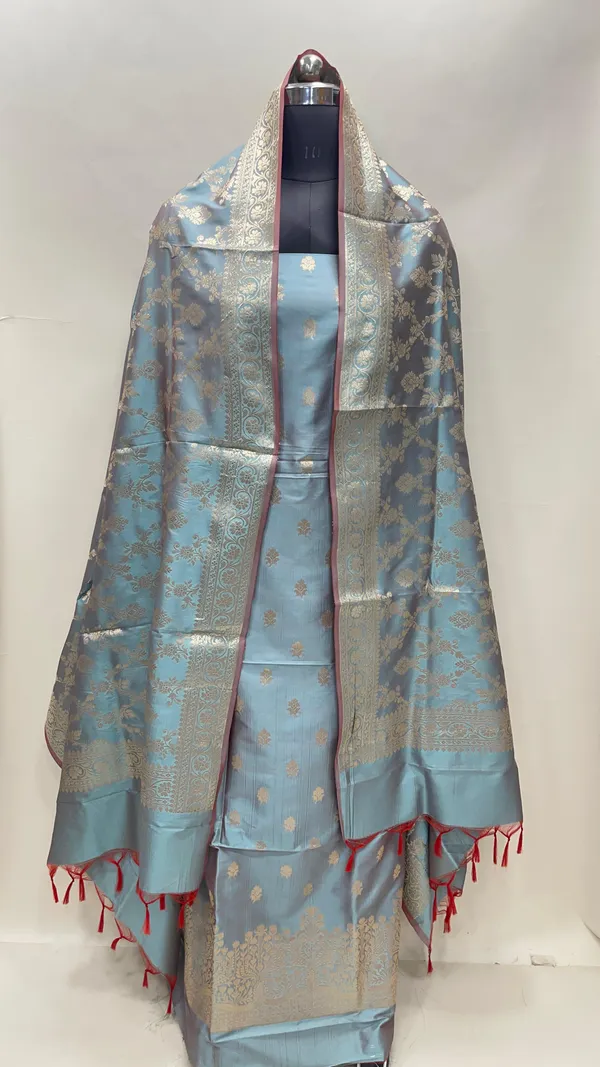 Seagreen_Semi_Katan_Silk_Handloom_Banarasi_3_pcs_Suit_Set_MUB_SK69