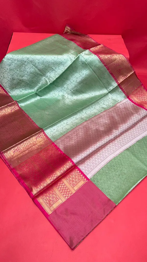 Green_Kanchi_Silk/Brocade_Banarasi_Sarees_For_Women_GEBW9