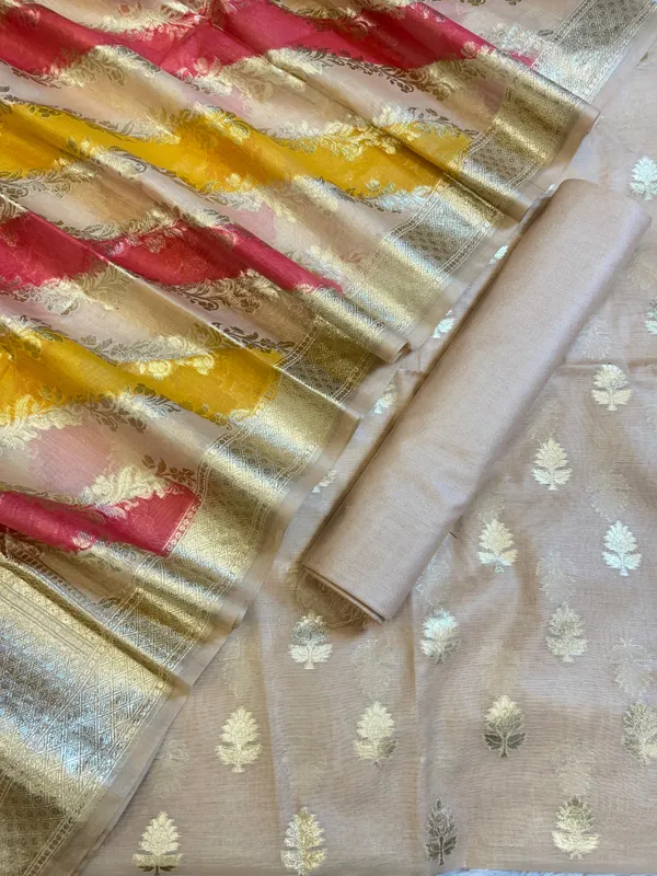 Tussar_Pure_Cotton_Lorex_weave_Zari_Booti_Banarasi_Suit_1300IM_PCL2