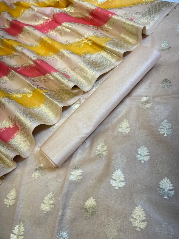 Tussar_Pure_Cotton_Lorex_weave_Zari_Booti_Banarasi_Suit_1300IM_PCL2