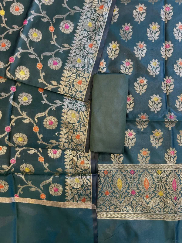 Darkgreen_Tapeta_Silk_Floral_Mina_Zari_Booti_Banarasi_Suit_625AJ_TPT71