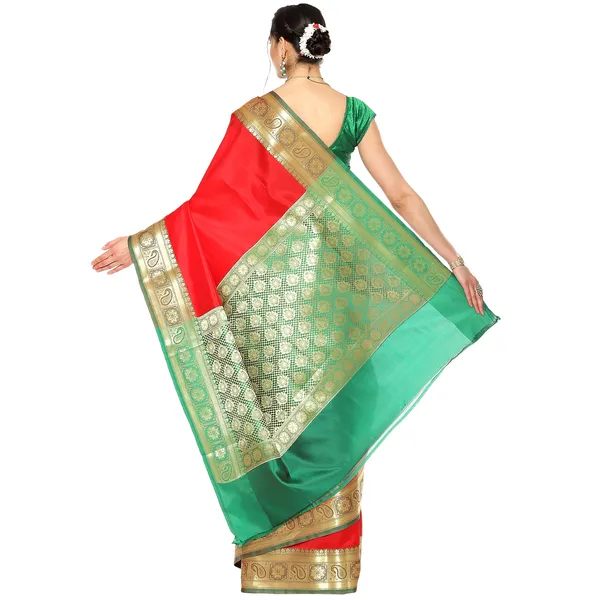 Red_Valkalam_Katan_Silk_Banarasi_Sarees_For_Women_GEKH25
