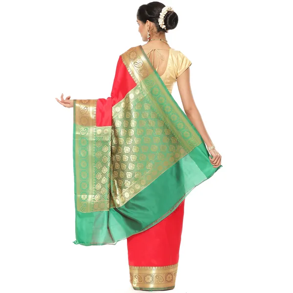 Red_Valkalam_Katan_Silk_Banarasi_Sarees_For_Women_GEKH25