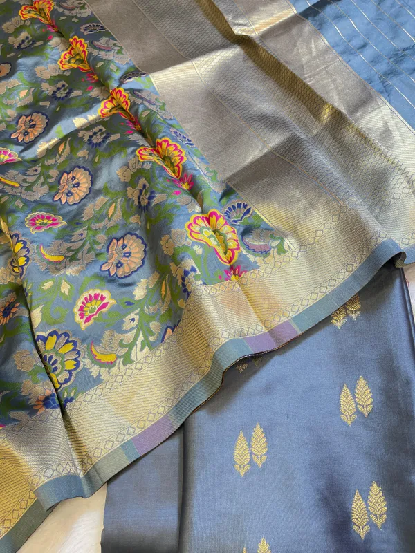 Grey_Katan_Silk_Zari_Booti_Banarasi_3_pcs_Suit_Set_with_Multicolor_Mina_Dupatta_700SKL_KS5