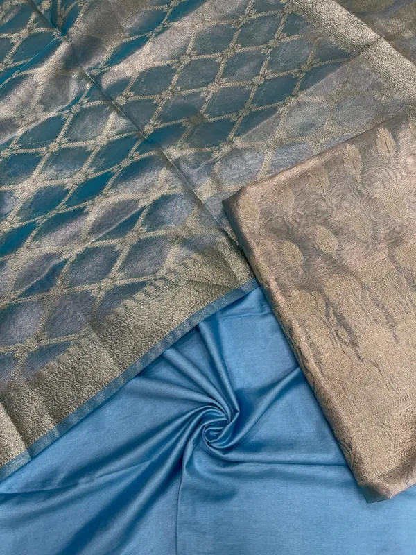Humairah_Sky_Blue_Tissue_Silk_Floral_Zari_Booti_3_pcs_Suit_Set_with_Plain_Bottom_and_Floral_Zari_Checkered_Stripe_Sky_Blue_Dupatta