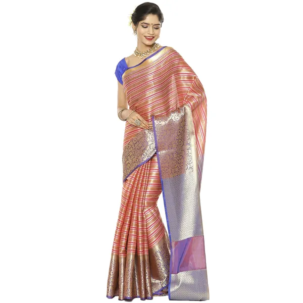 Red_Kanjeevaram_Banarasi_Sarees_For_Women_GEMA4