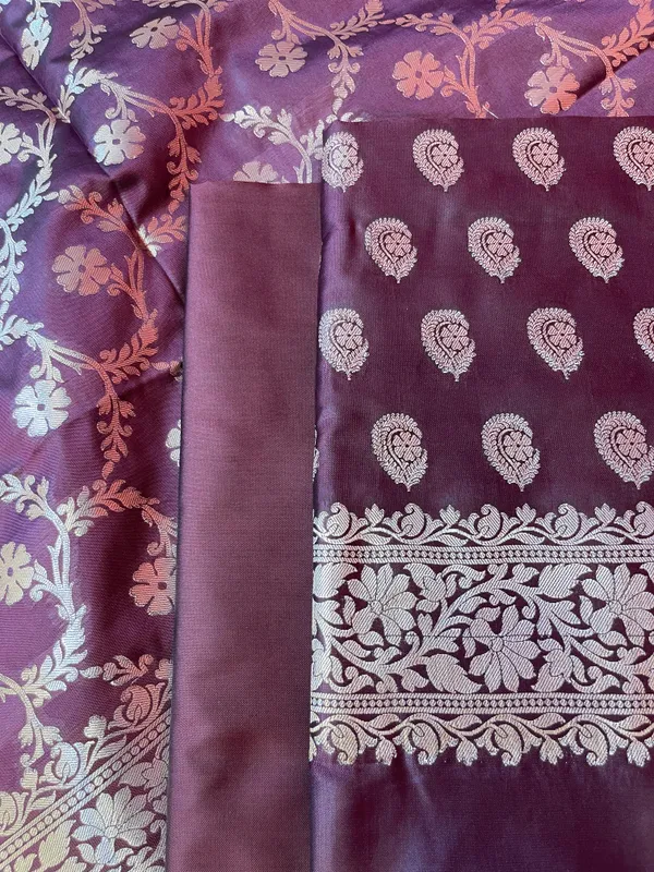 Maroon_Semi_Silk_Floral_Zari_Booti_Banarasi_3_pcs_Suit_Set_900AJ_SK21