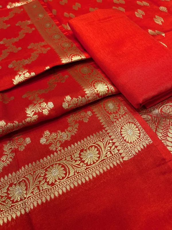 Puresilk_Handloom_Red_Viscose_Silk_Banarasi_3_pcs_Suit_Set_RHN_VS2
