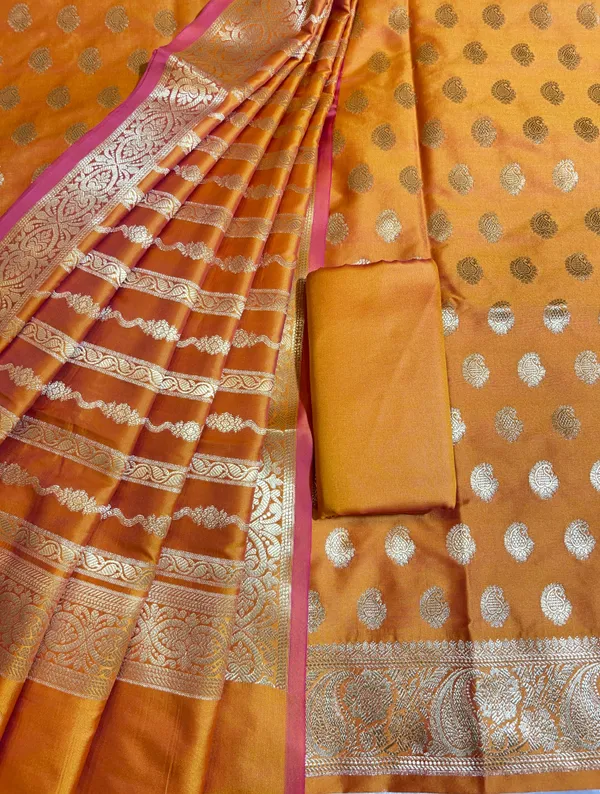 Mustard_Yellow_Semi_Katan_Silk_Banarasi_3_pcs_Suit_Set_750SHL_SK19