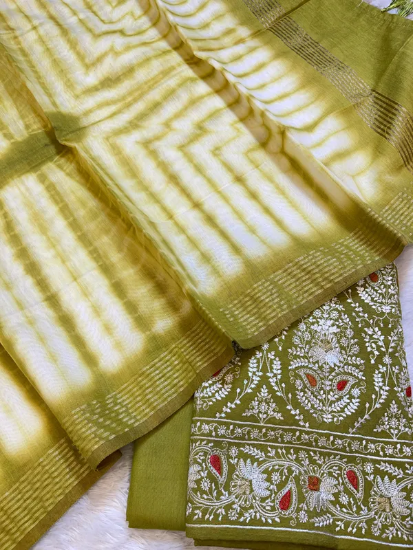 Green_Pure_Mercerised_Cotton_Embroidery_Banarasi_3_pcs_Suit_Set_1200SKL_CE2