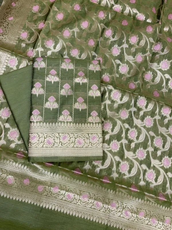 Green_Cotton_Silk_Banarasi_3_pcs_Suit_Set_725ASD_CS5