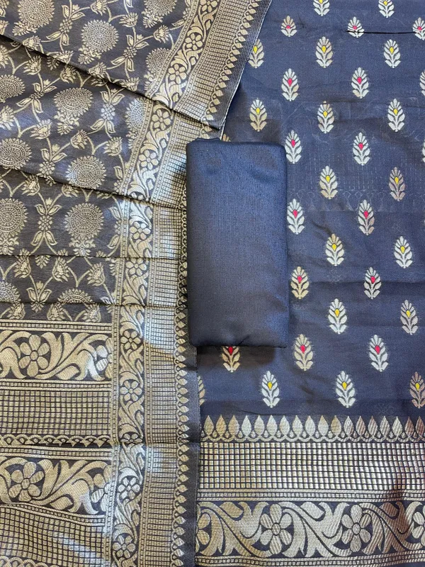 Black_Butter_Silk_Zari_Mina_Booti_Banarasi_3_pcs_Suit_Set_600SKL_BS15