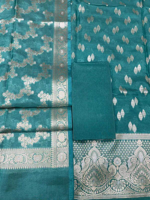 Puresilk_Handloom_Seagreen_Viscose_Silk_Banarasi_3_pcs_Suit_Set_RHN_VS5