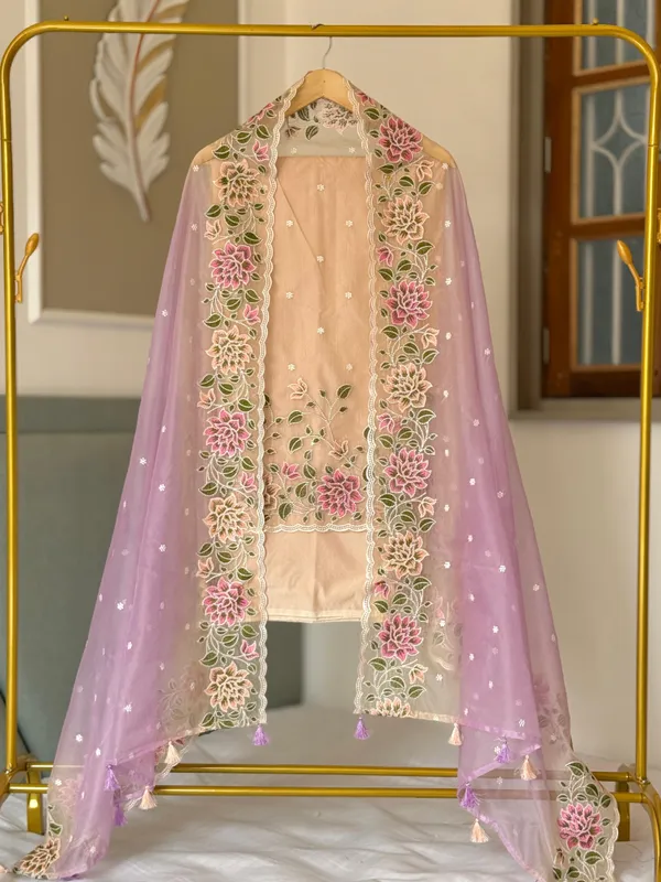 Nude_Peach_Organza_Silk_Malti_Thread_Embroidery_Banarasi_Suit_With_Malti_Embroidered_Dupatta_180Pnj_Ogs5