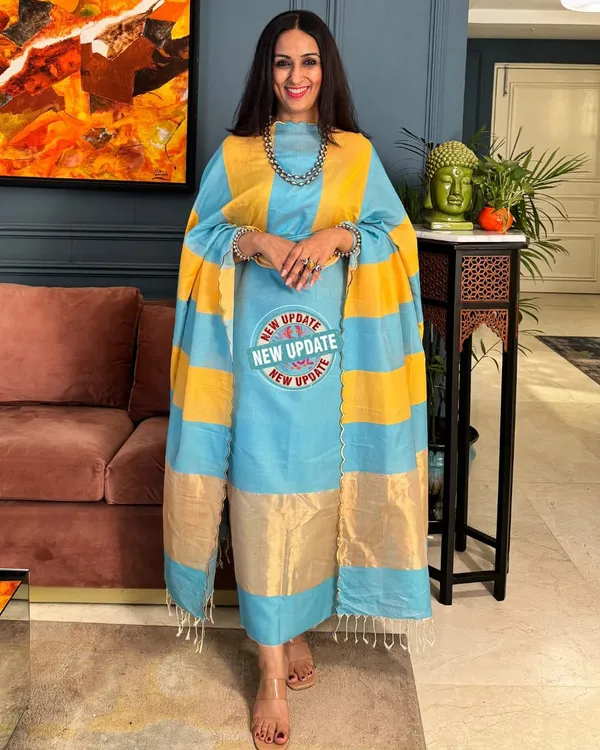 Elegant_Sky_Blue_&_Yellow_Cotton_Silk_Banarasi_Suit_with_Zari_Stripe_Dupatta_750SKL_CS1