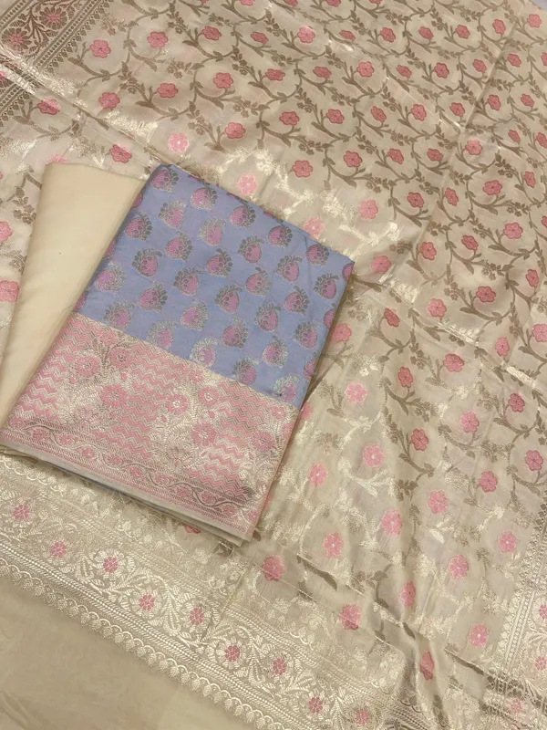 Grey_Cotton_Silk_Panarasi_3_pcs_Suit_Set__with_Contrast_Pista_Green_Dupatta_780ASD_CS15