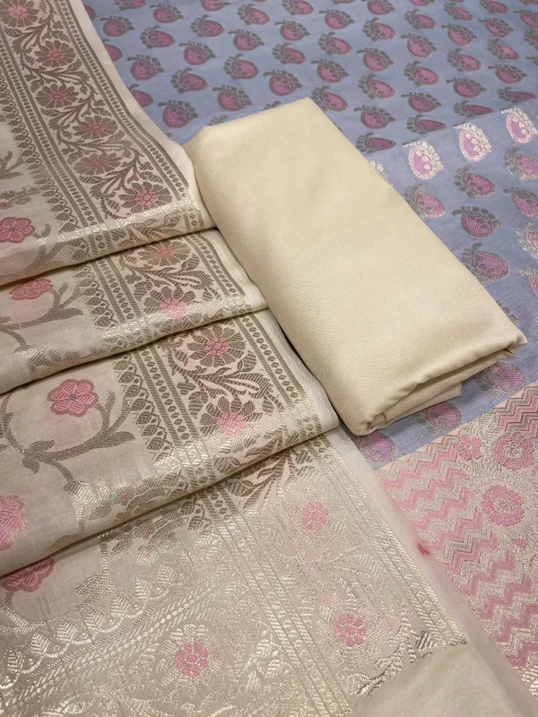 Grey_Cotton_Silk_Panarasi_3_pcs_Suit_Set__with_Contrast_Pista_Green_Dupatta_780ASD_CS15