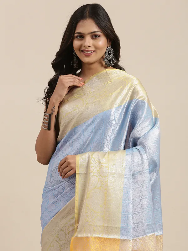 Blue_Kanjeevaram_Banarasi_Sarees_For_Women_GEMA34