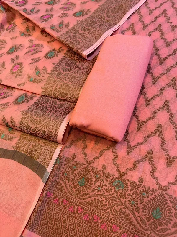 Peach_Cotton_Resham_Zari_Zig-Zag_Banarasi_Suit_625SHL_CT30