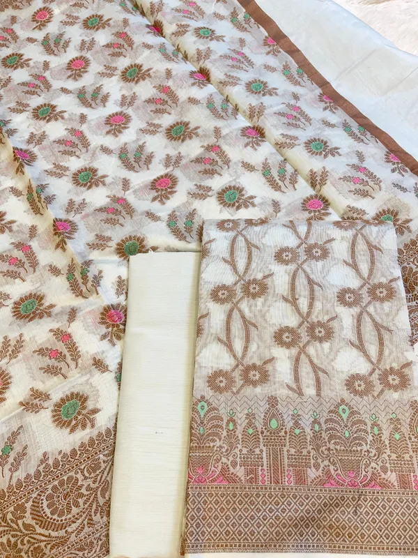 Cream_Cotton_Resham_Zari_Floral_Jaal_Banarasi_Suit_625SHL_CT2