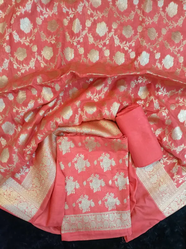 Peach_Georgette_Silk_Floral_Banarasi_Suit_Set_1200SKL_GS5