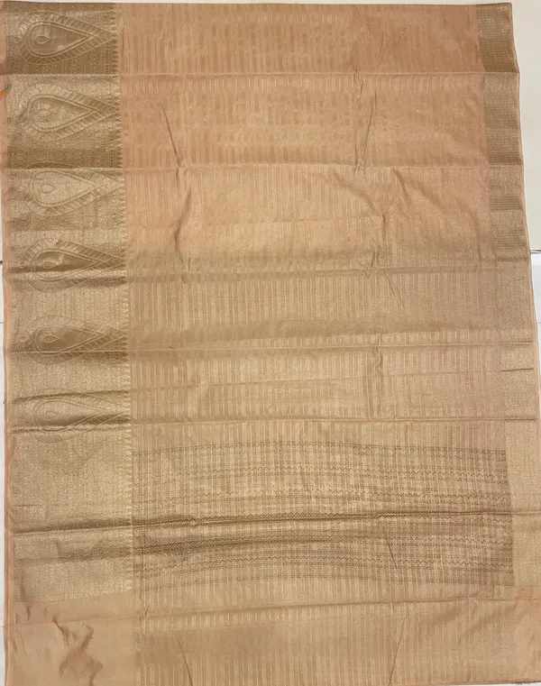 Cream_Cotton_Stripe_Zari_Banarasi_Saree_ASDC_3
