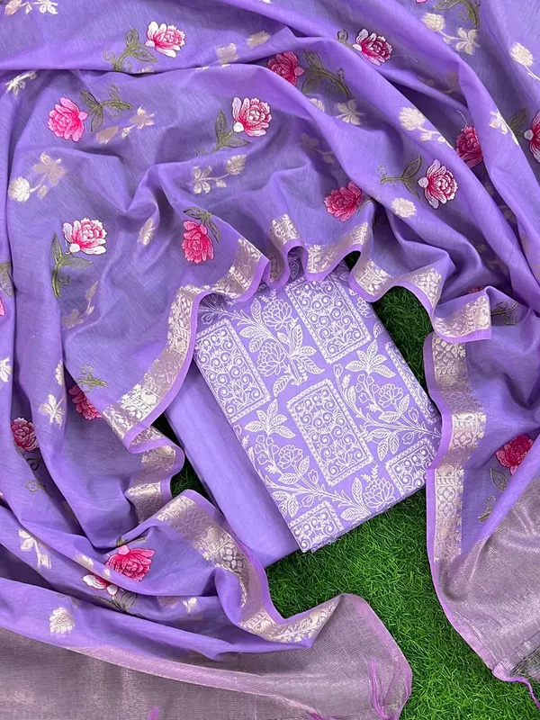 Purple_Pure_Banarasi_Mercerised_Suit_with_Zari_Booti_Weaving_&_Embroidery_Dupatta_1250SKL_ME5