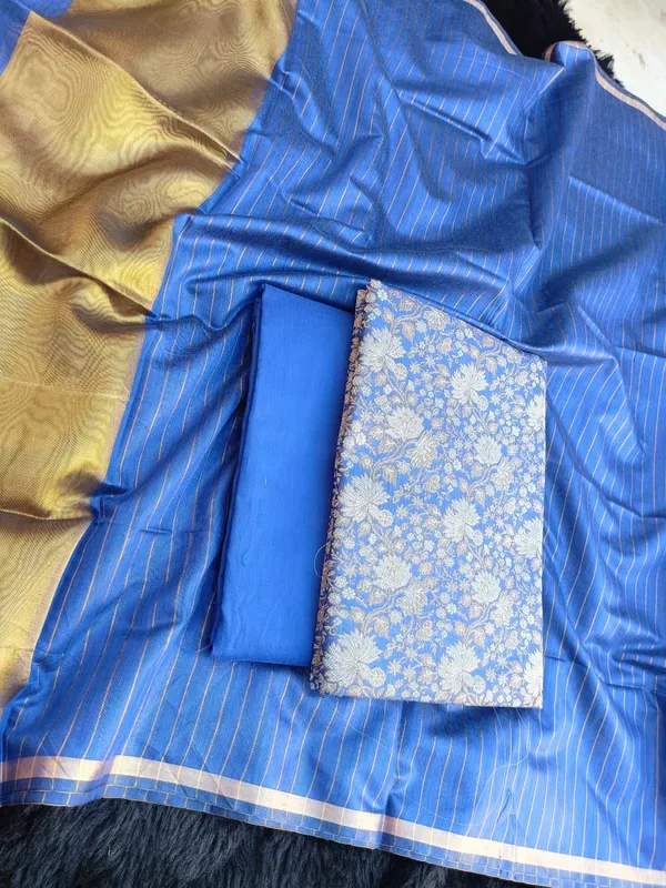 Blue_Silk_Brocade_Resham_Zari_Banarasi_Suit_with_Cotton_Stripe_Zari_Dupatta_600SKL_MB5