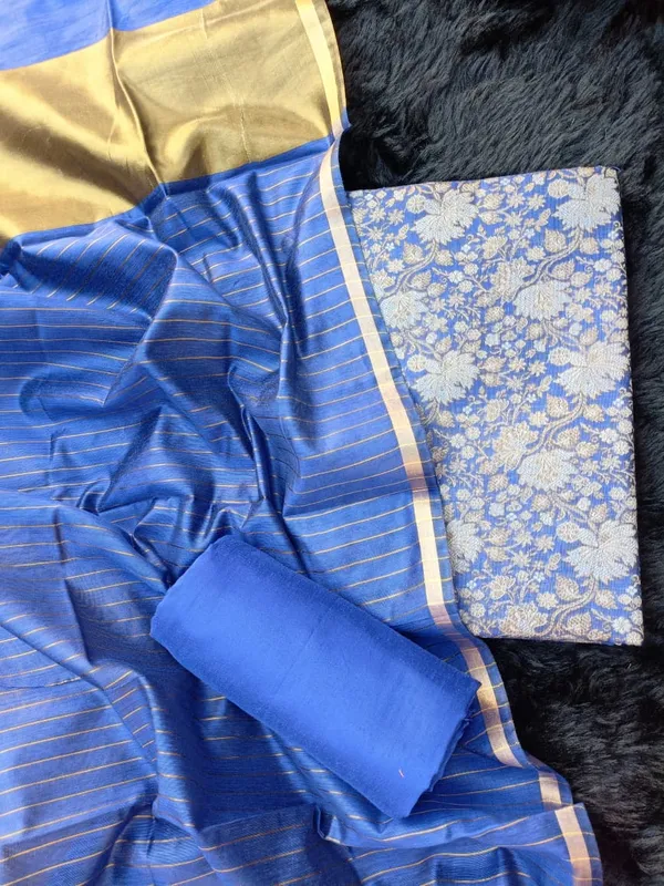 Blue_Silk_Brocade_Resham_Zari_Banarasi_Suit_with_Cotton_Stripe_Zari_Dupatta_600SKL_MB5