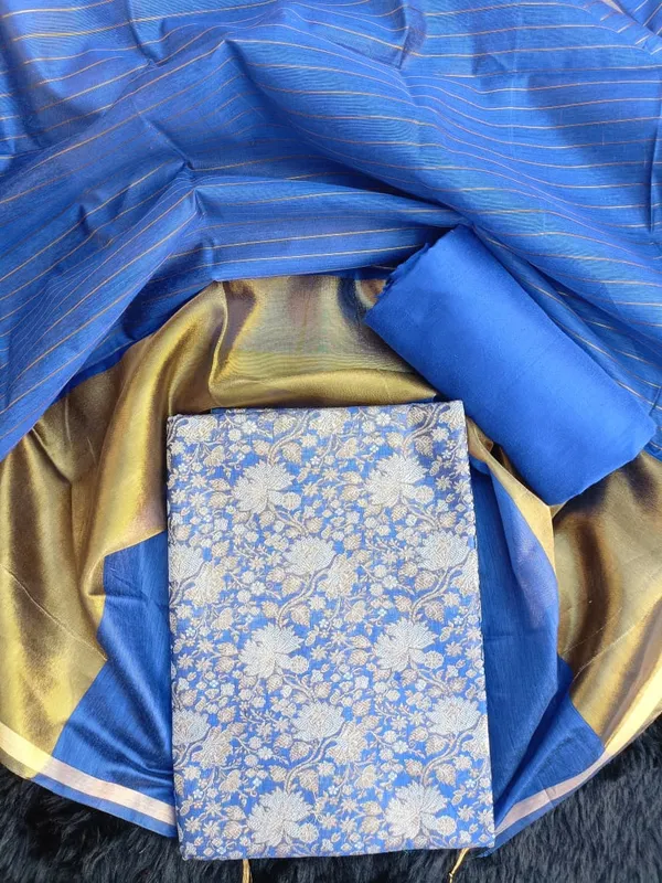 Blue_Silk_Brocade_Resham_Zari_Banarasi_Suit_with_Cotton_Stripe_Zari_Dupatta_600SKL_MB5