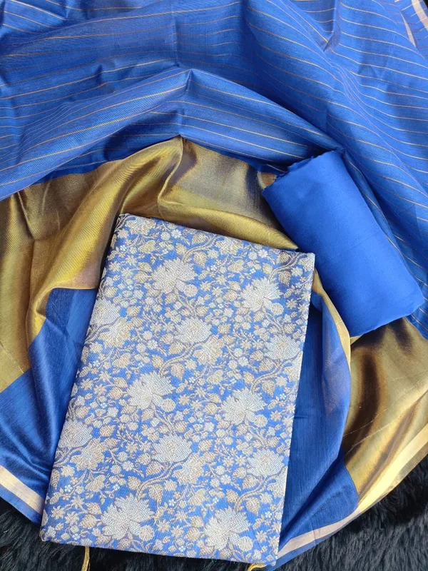 Blue_Silk_Brocade_Resham_Zari_Banarasi_Suit_with_Cotton_Stripe_Zari_Dupatta_600SKL_MB5
