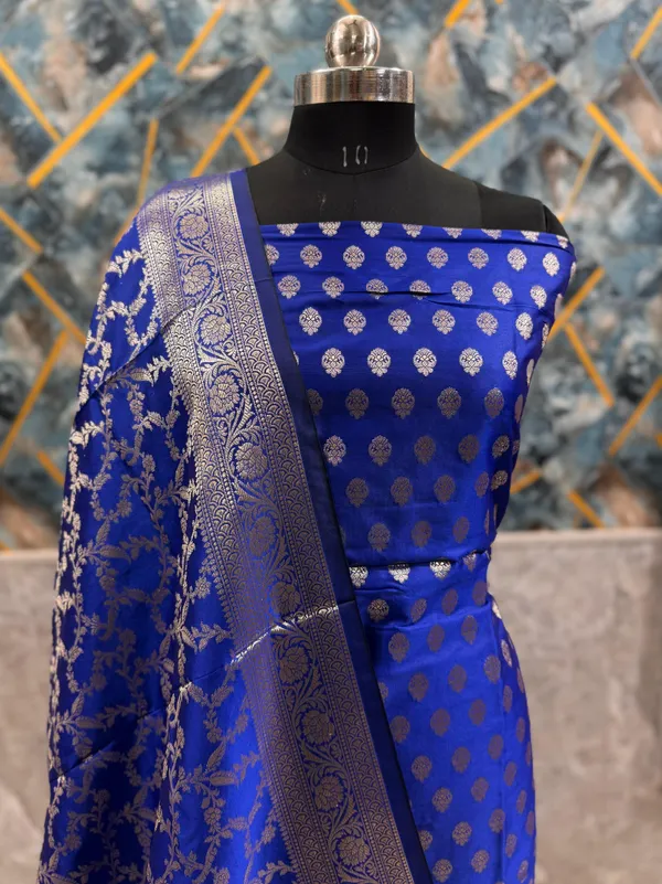 Royal_Blue_Katan_Silk_Floral_Zari_Daman_Booti_Banarasi_Suit_with_Tilfi_Zari_Jaal_Dupatta_800SKL_KSD14